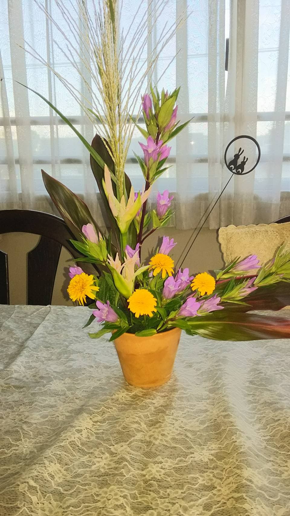 グラジオラスの夏アレンジ