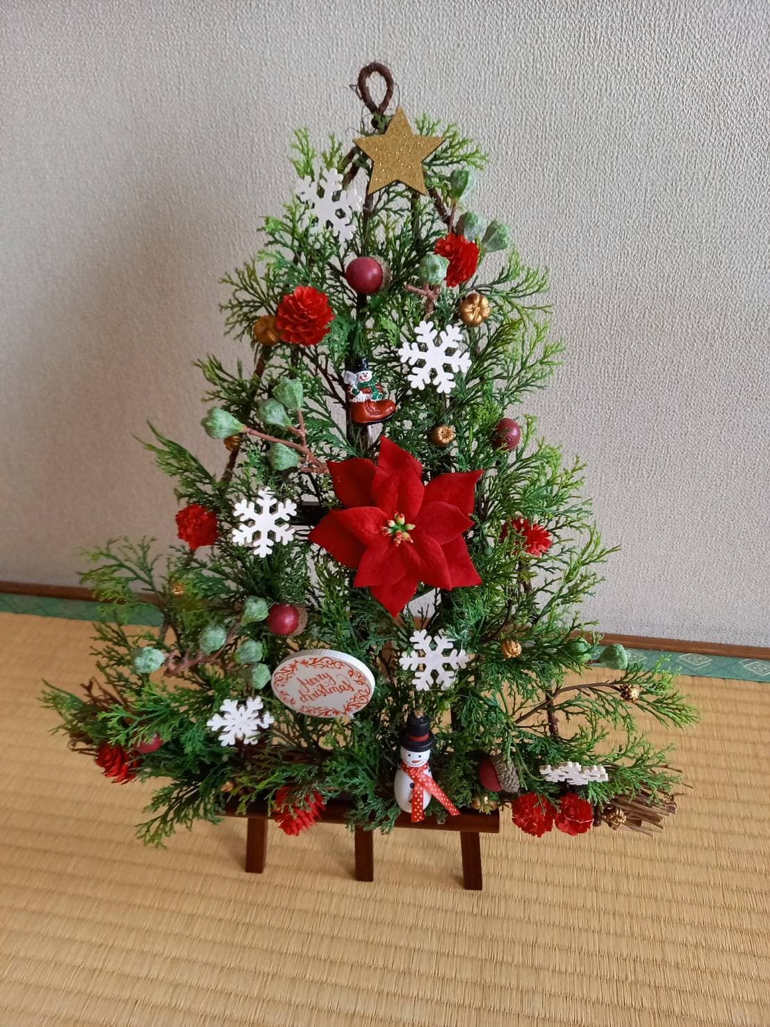 クリスマスツリーアレンジ